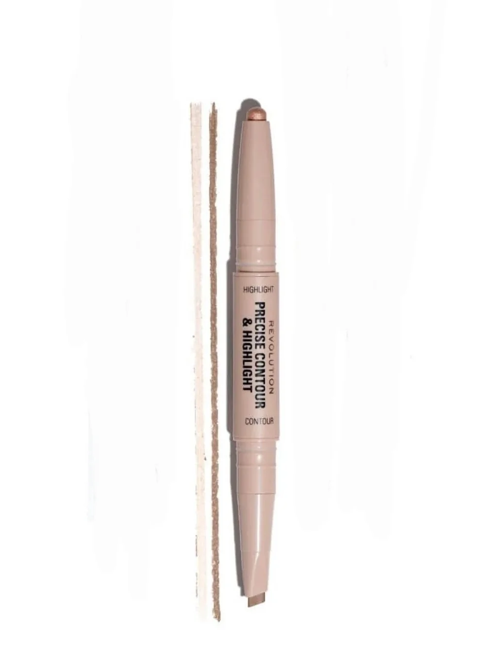 Makeup Revolution 2-in-1 Precise Contour & Highlight Dual-Ended Stick In Medium